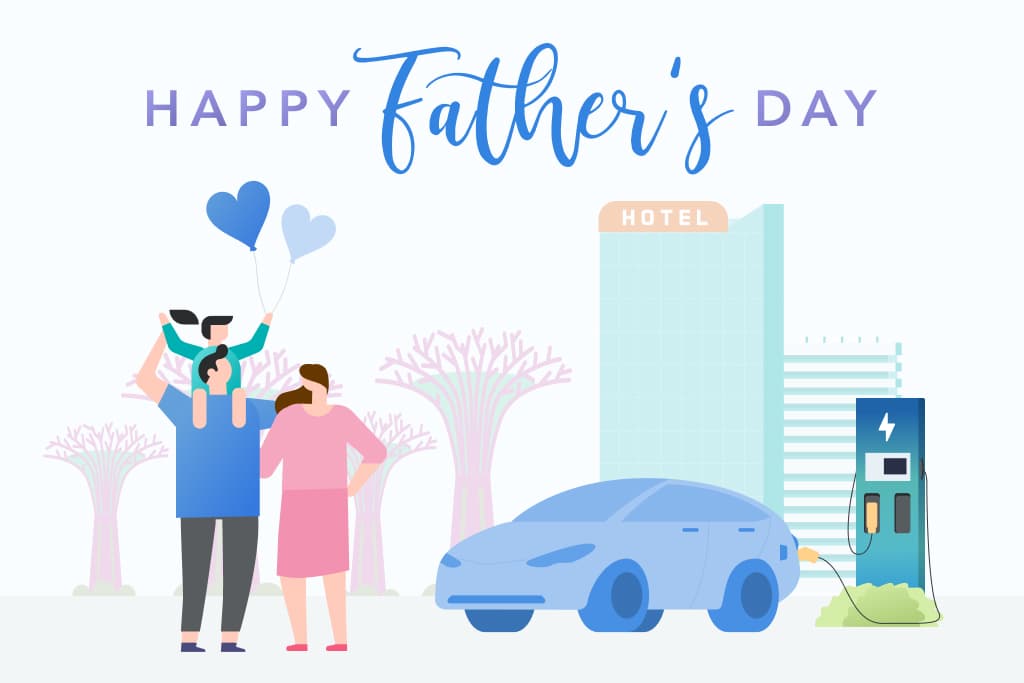 Watt a deal for the school holidays and Father’s Day! Enjoy 10% off EV charging from 14 to 22 June 2025 🚙