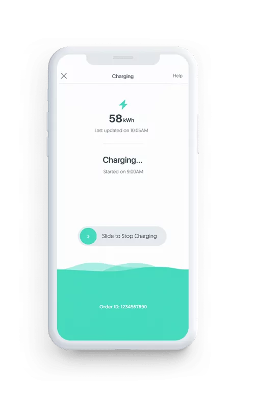 View and end your charging session anytime